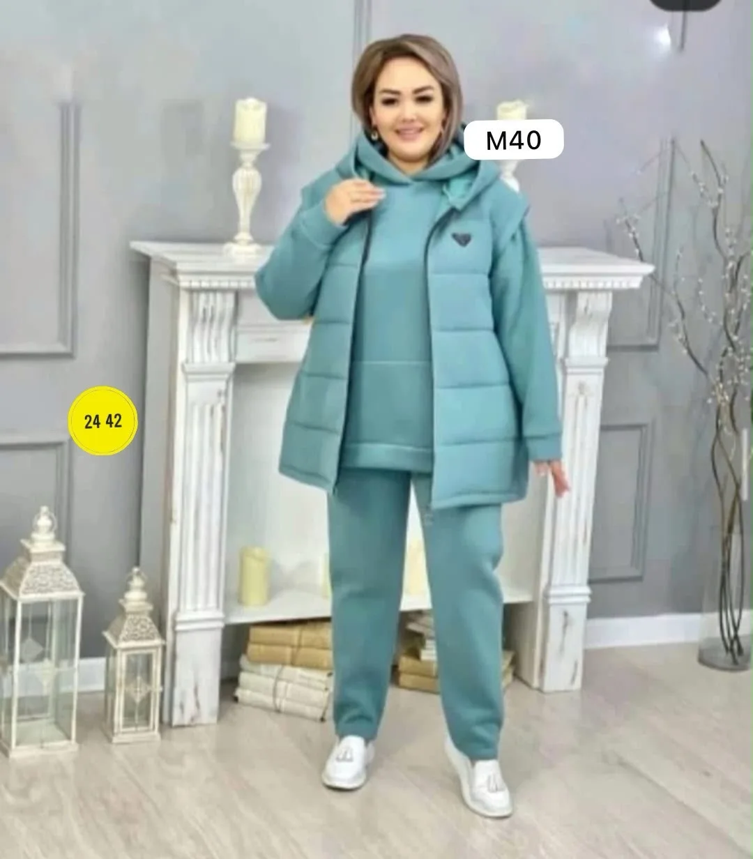 Костюм тройка флис — фото 2
