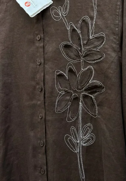 Костюм двойка, лен — фото 4
