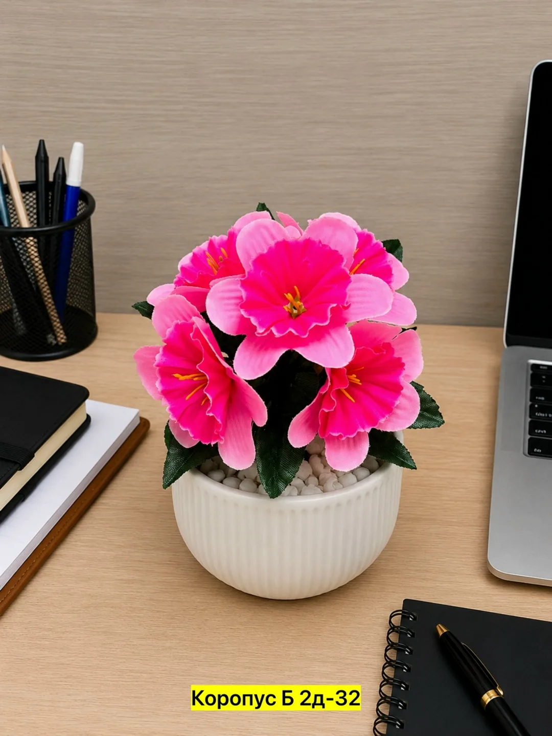 Набор искусственных цветов из ткани — фото 4