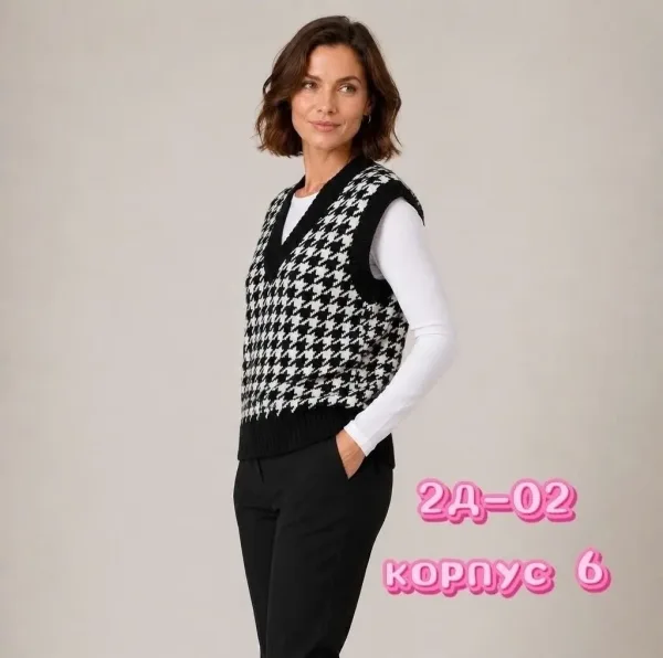 Жилет шерсть 95 акрил — фото 6