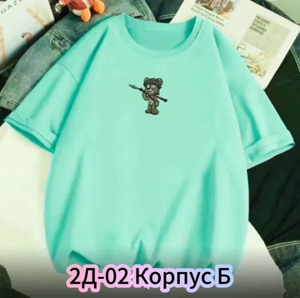 Летняя футболка из натурального хлопка — фото 7
