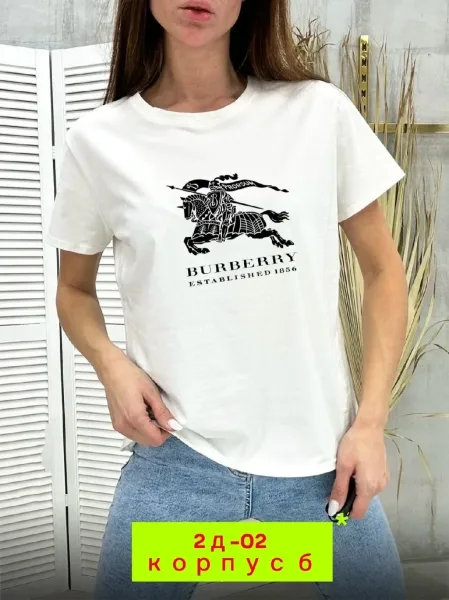 Летняя футболка из натурального хлопка — фото 9