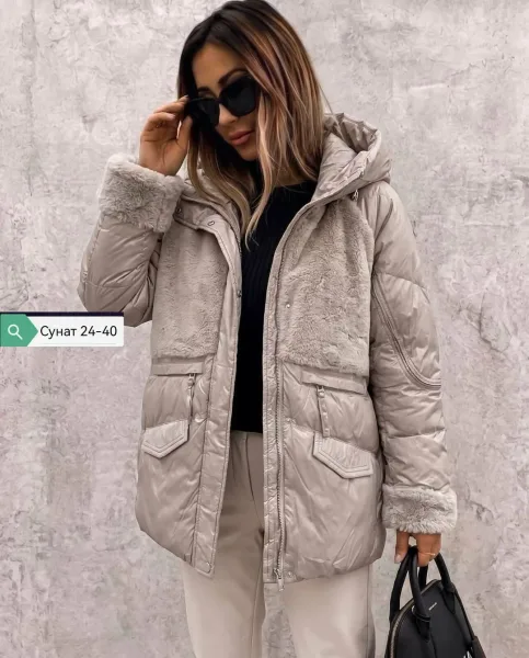 Куртка с капюшоном, который можно отстегнуть — фото 5