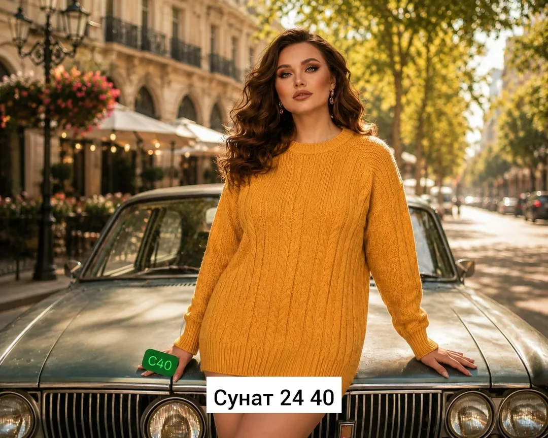 Однотонный свитер из натурального кашемира — фото 3