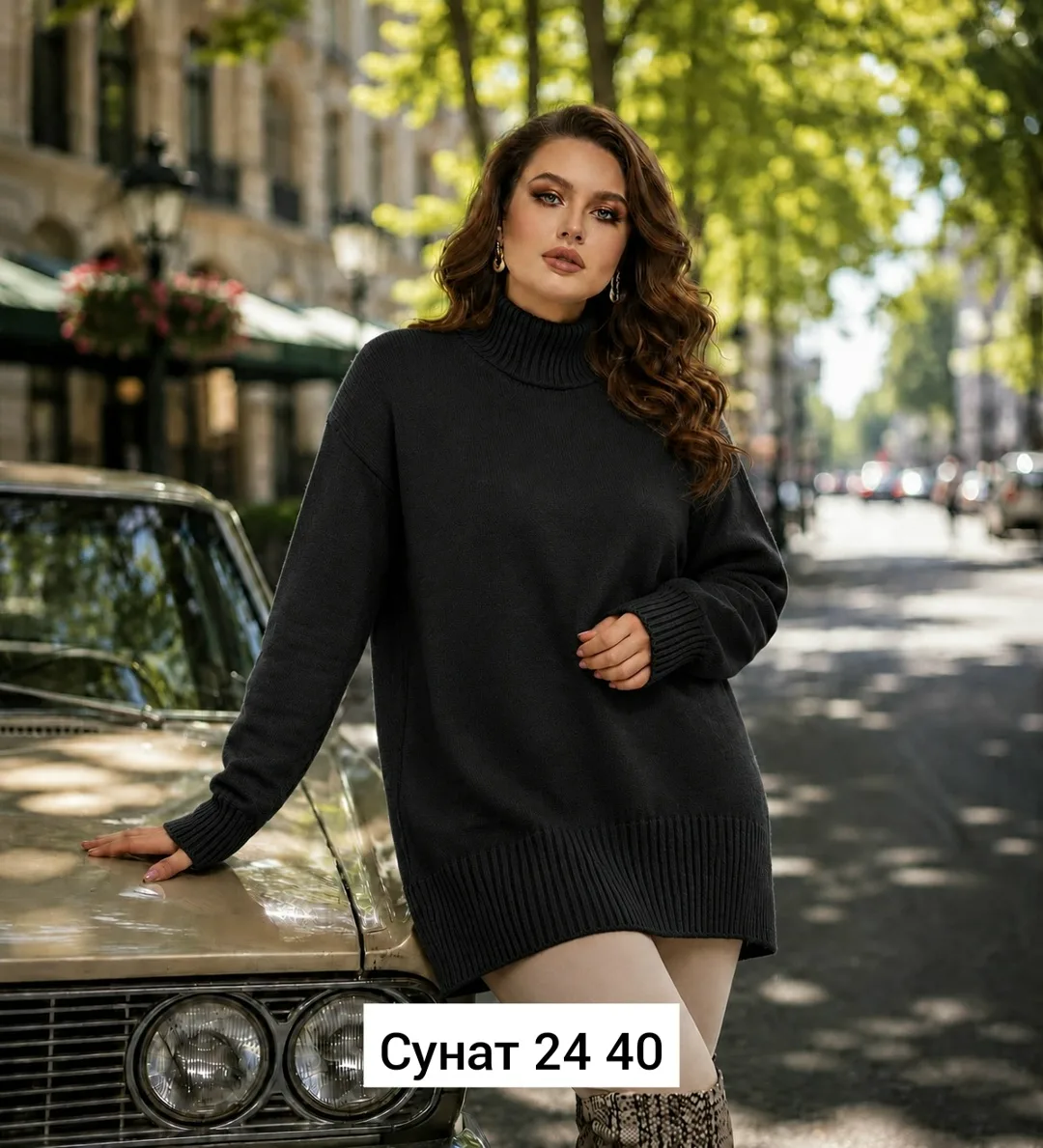 Тёплый свитер из натурального кашемира — фото 5
