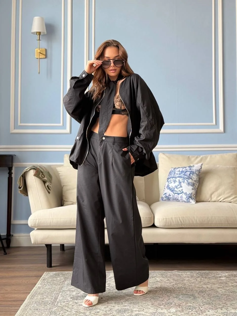 Костюм Max Mara, хлопок — фото 2