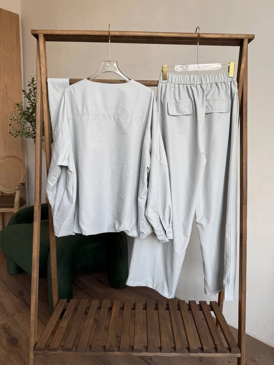 Костюм Max Mara, хлопок жатка — фото 8