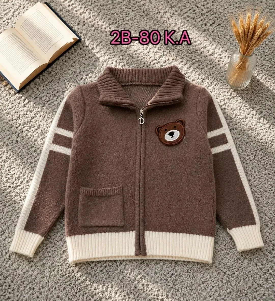 Кофта из хлопка, подходит для мальчиков ростом Свитер, х/б — фото 8