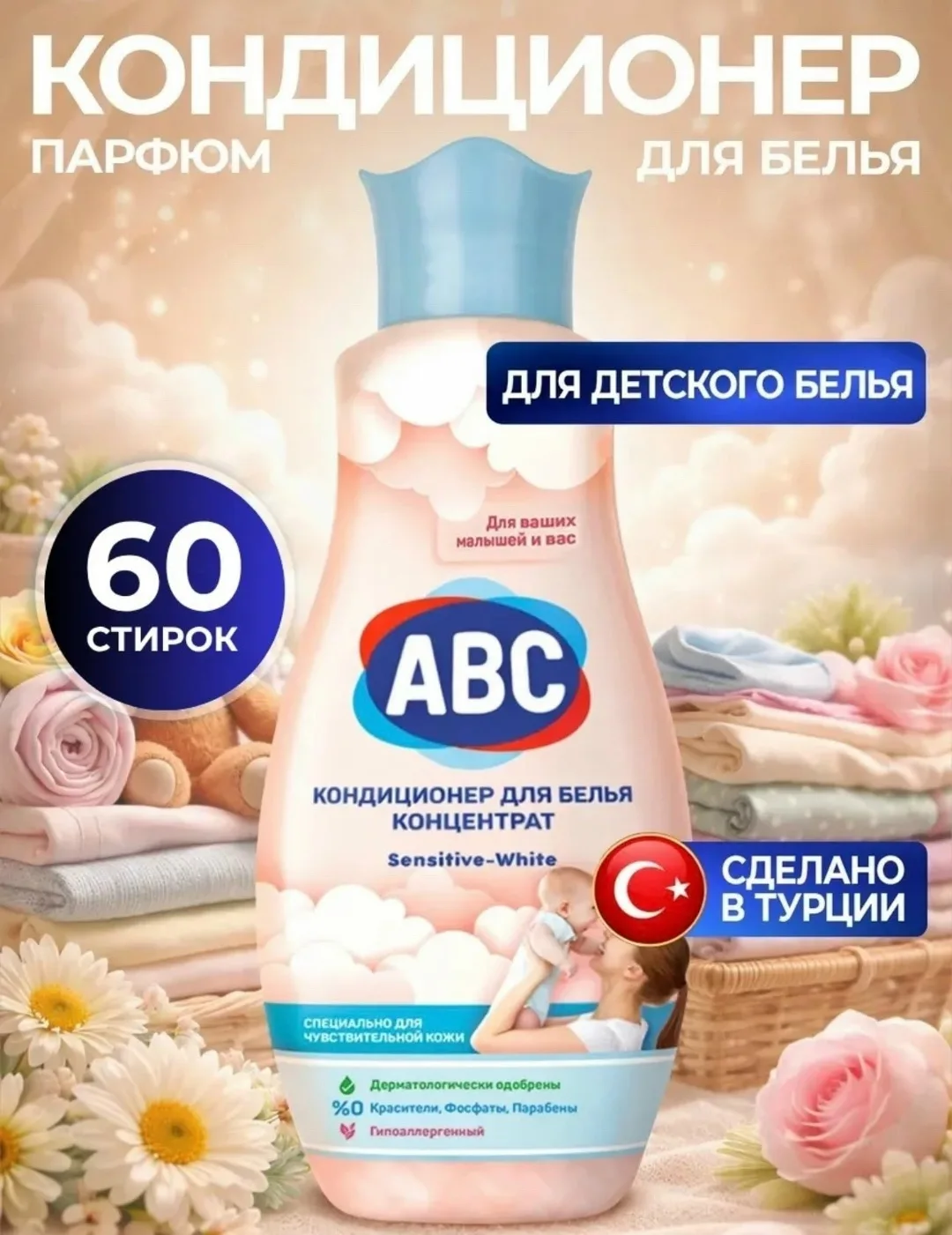 Блузка КОНЦЕНТРИРОВАННЫЙ КОНДИЦИОНЕР ДЛЯ БЕЛЬЯ ABC — фото 4