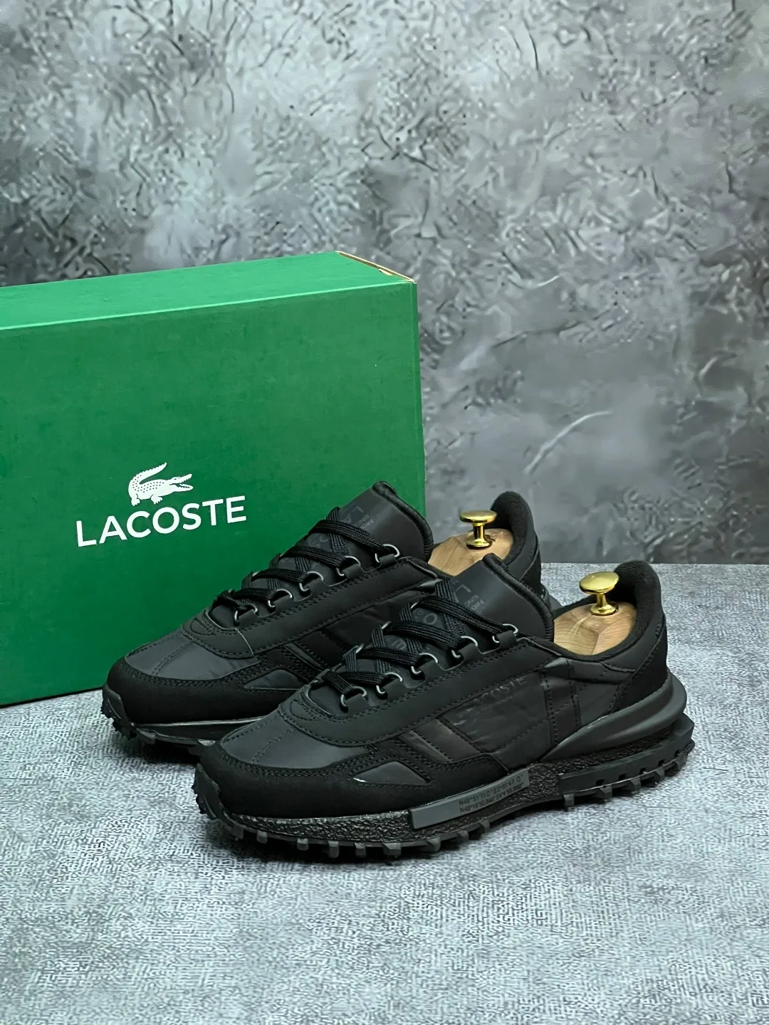 Мужские кроссовки Lacoste, кожаные — фото 2