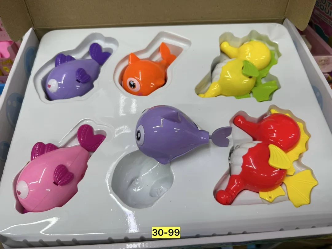 Заводная игрушка из пластика, подходит для использования в ванной — фото 7