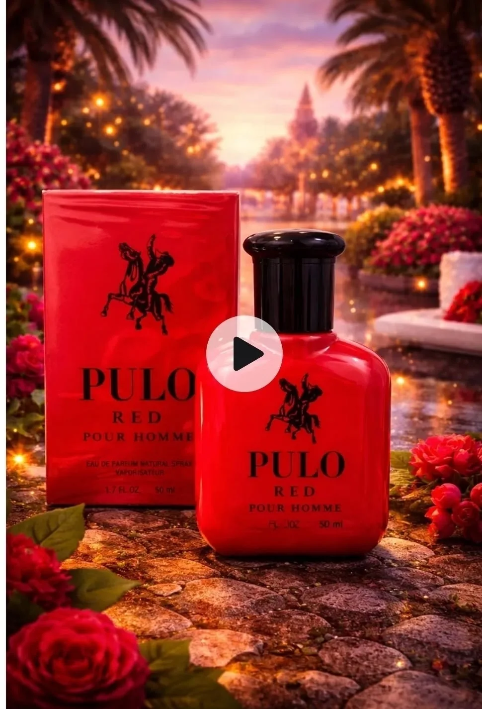 Кошелёк Pulo Red Pour Homme Парфюмерная вода — фото 1