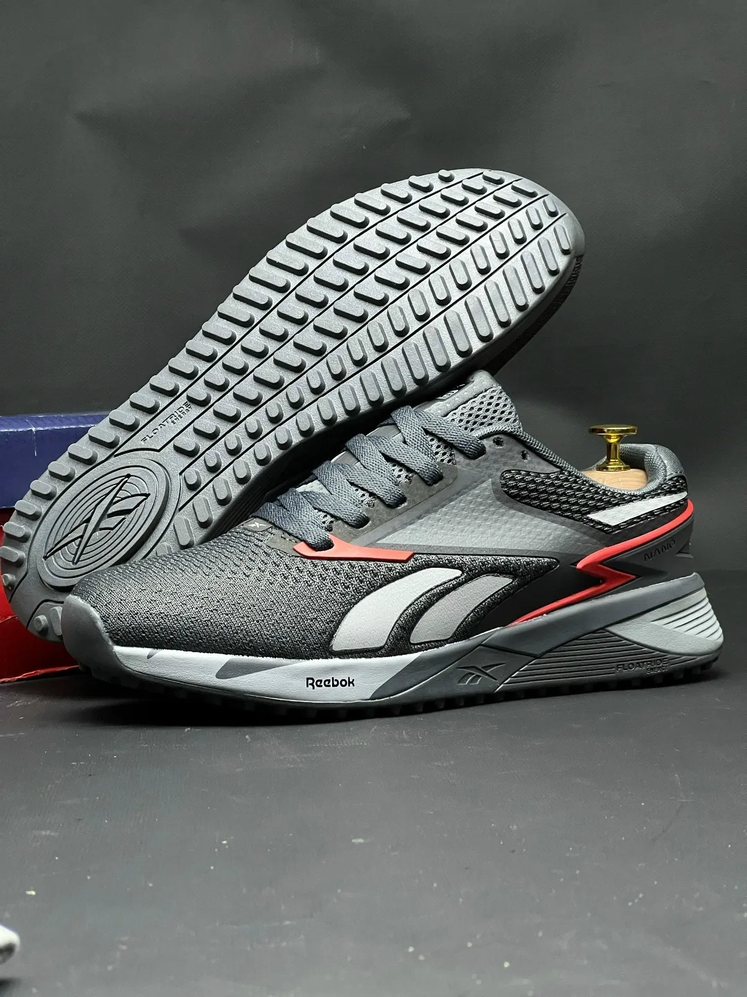 Мужские кроссовки из текстильного материала — фото 11