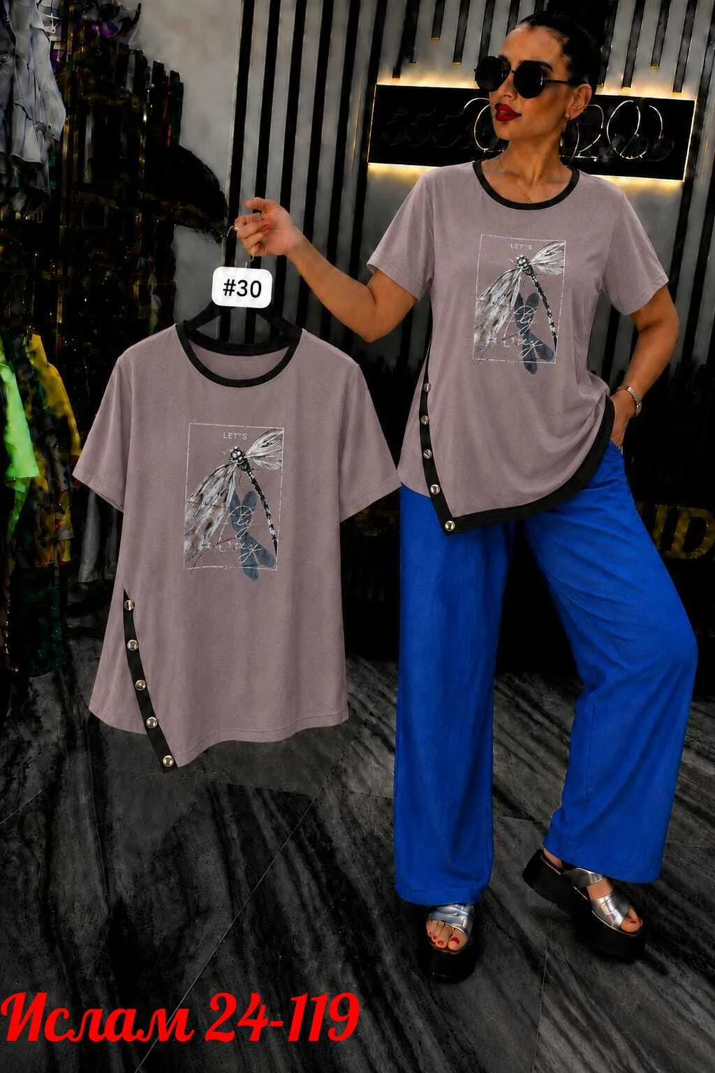 Женская Футболка хлопок — фото 6