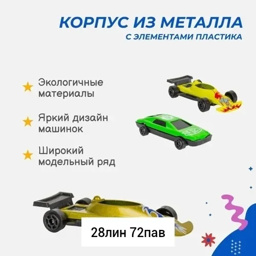Набор гоночных металлических машинок Story Game Motorwheels, 10 штук — фото 3