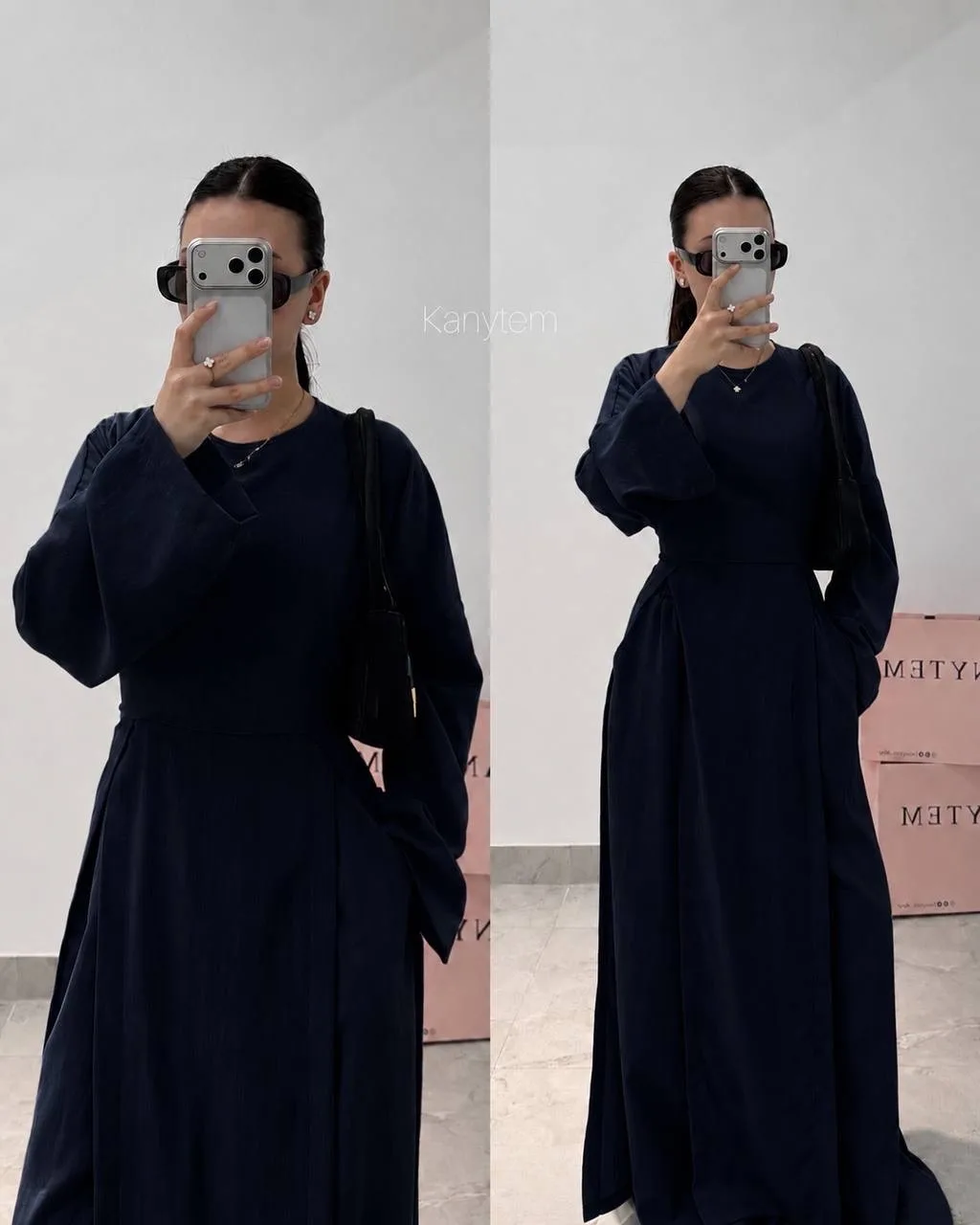 Элегантный костюм свободного кроя из легкой ткани Купра — фото 1