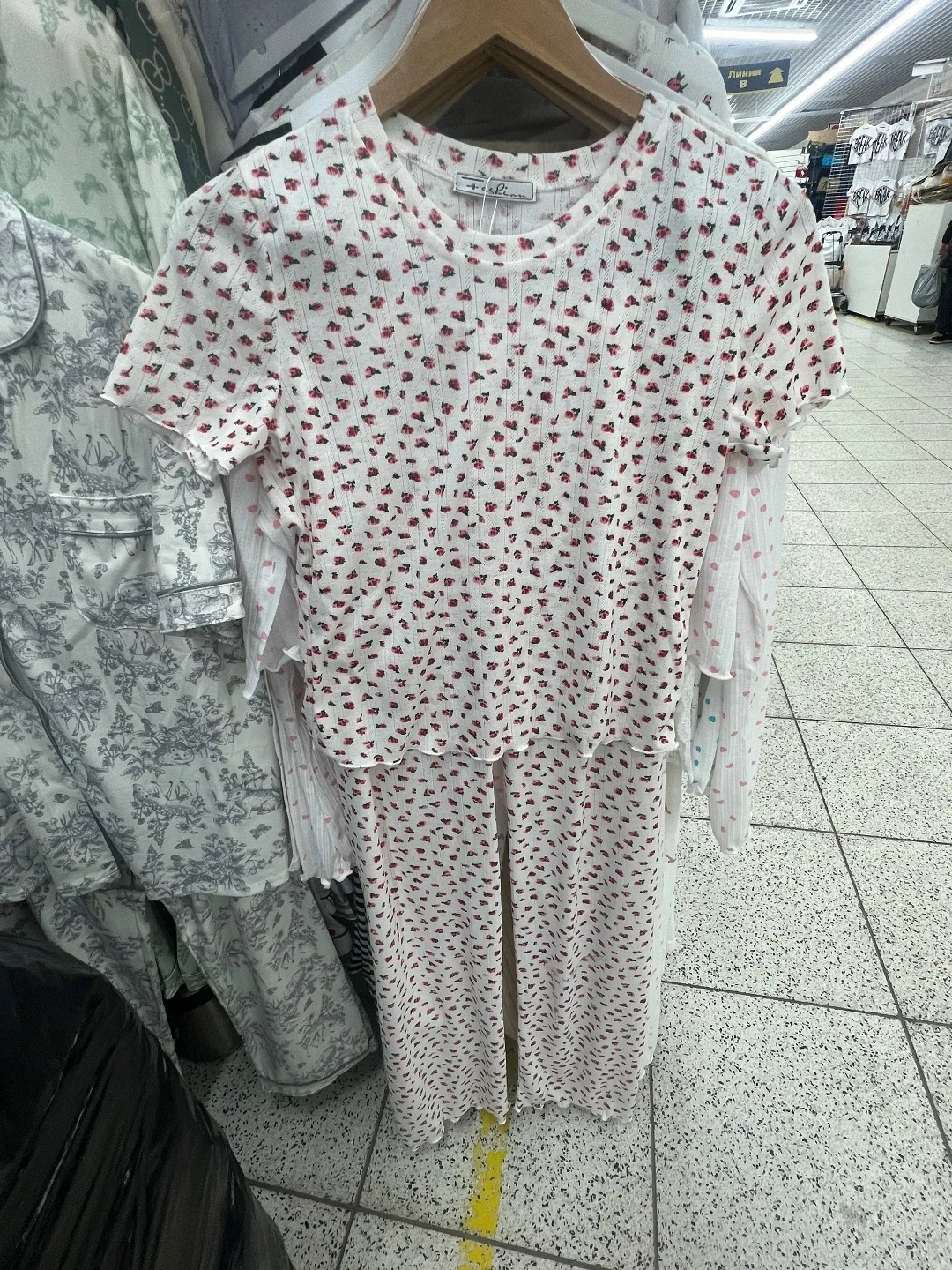Женственная пижама из мягкой рибонки на хлопке — фото 5