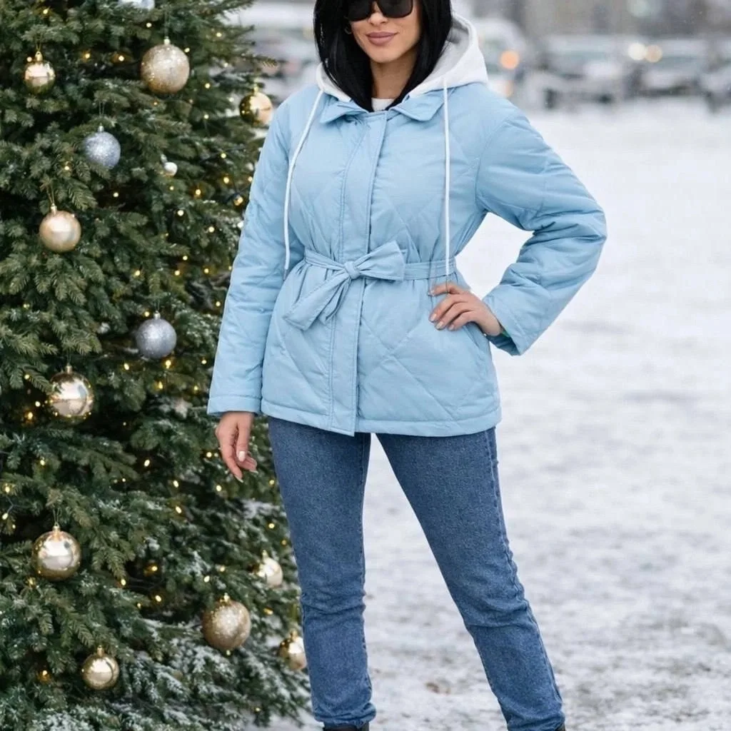 Угги Уютная курточка со съёмным капюшоном, холлофайбер — фото 1
