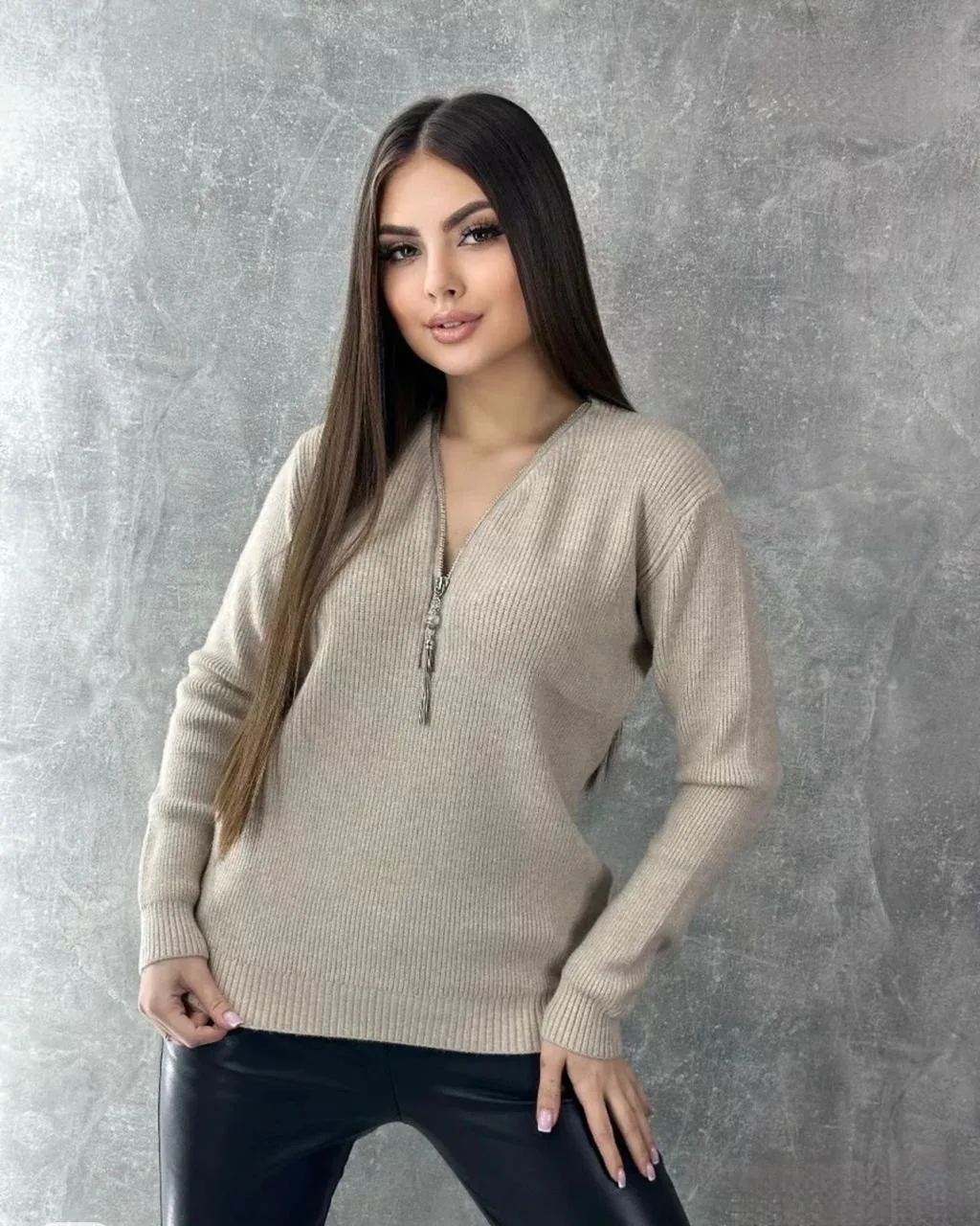 Свитер Фабричный EVEN & EFAIR, хлопок — фото 4