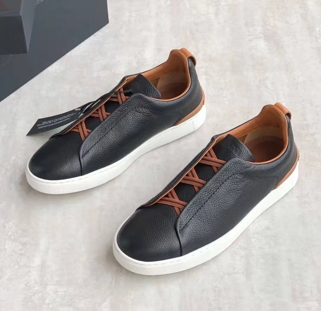 Кроссовки Zegna Triple Stitch — фото 3