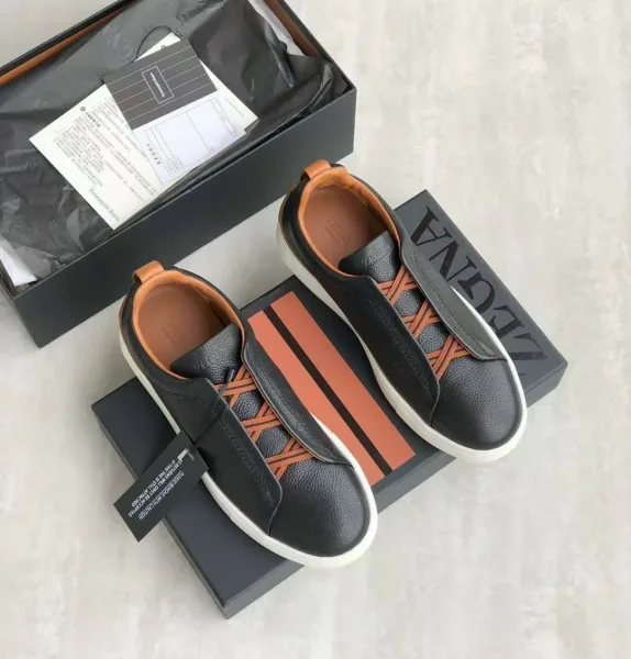 Кроссовки Zegna Triple Stitch — фото 8