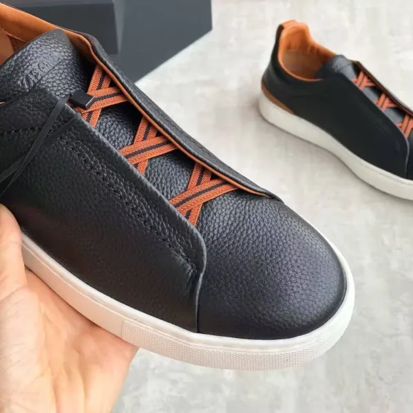 Кроссовки Zegna Triple Stitch — фото 12