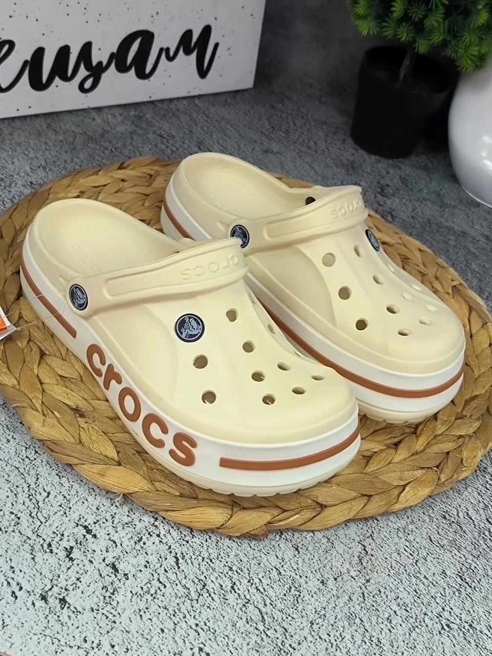 Кеды женские ЖЕНСКИХ CROCS, сетка — фото 4