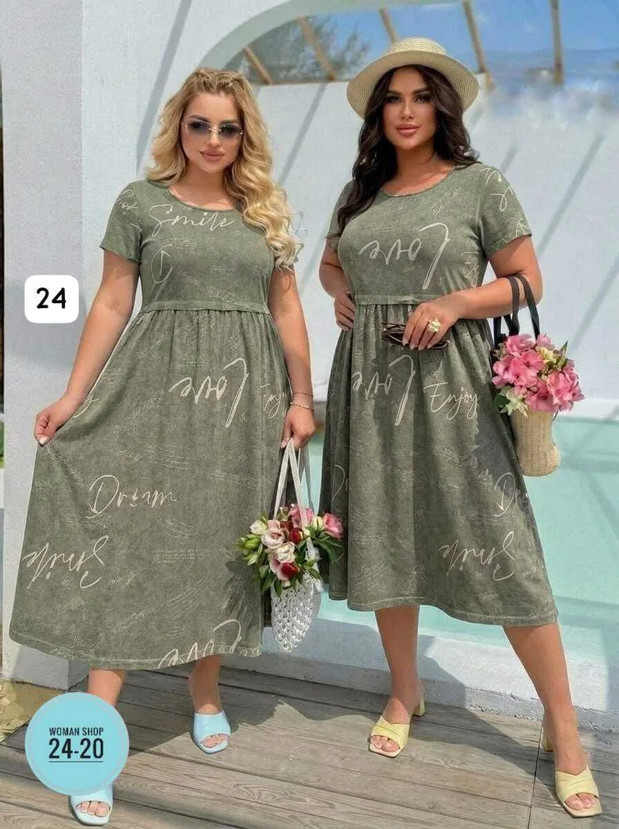 Платье из льна — фото 1