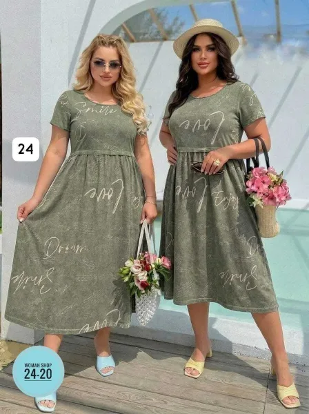 Платье из льна — фото 1