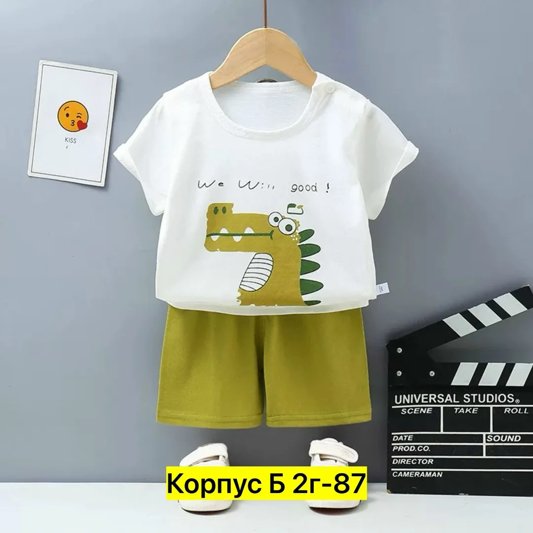 Костюм из хлопка для мальчиков или девочек — фото 3