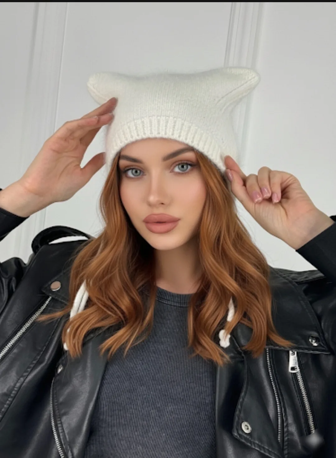Шапка для женщин, ангора — фото 1