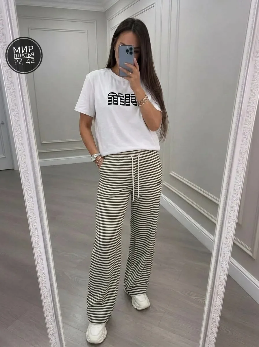 Костюм двойка из двухнитки — фото 7