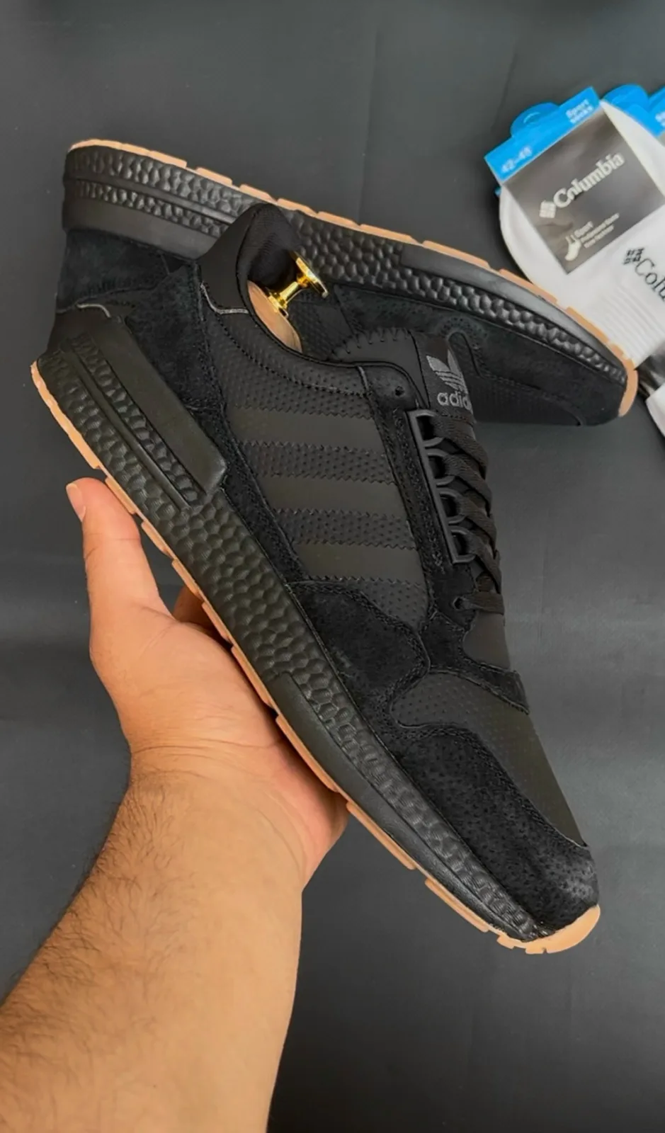 Мужские кроссовки Ädīdâs Orīgīnâls ZX 500 RM Black — фото 1