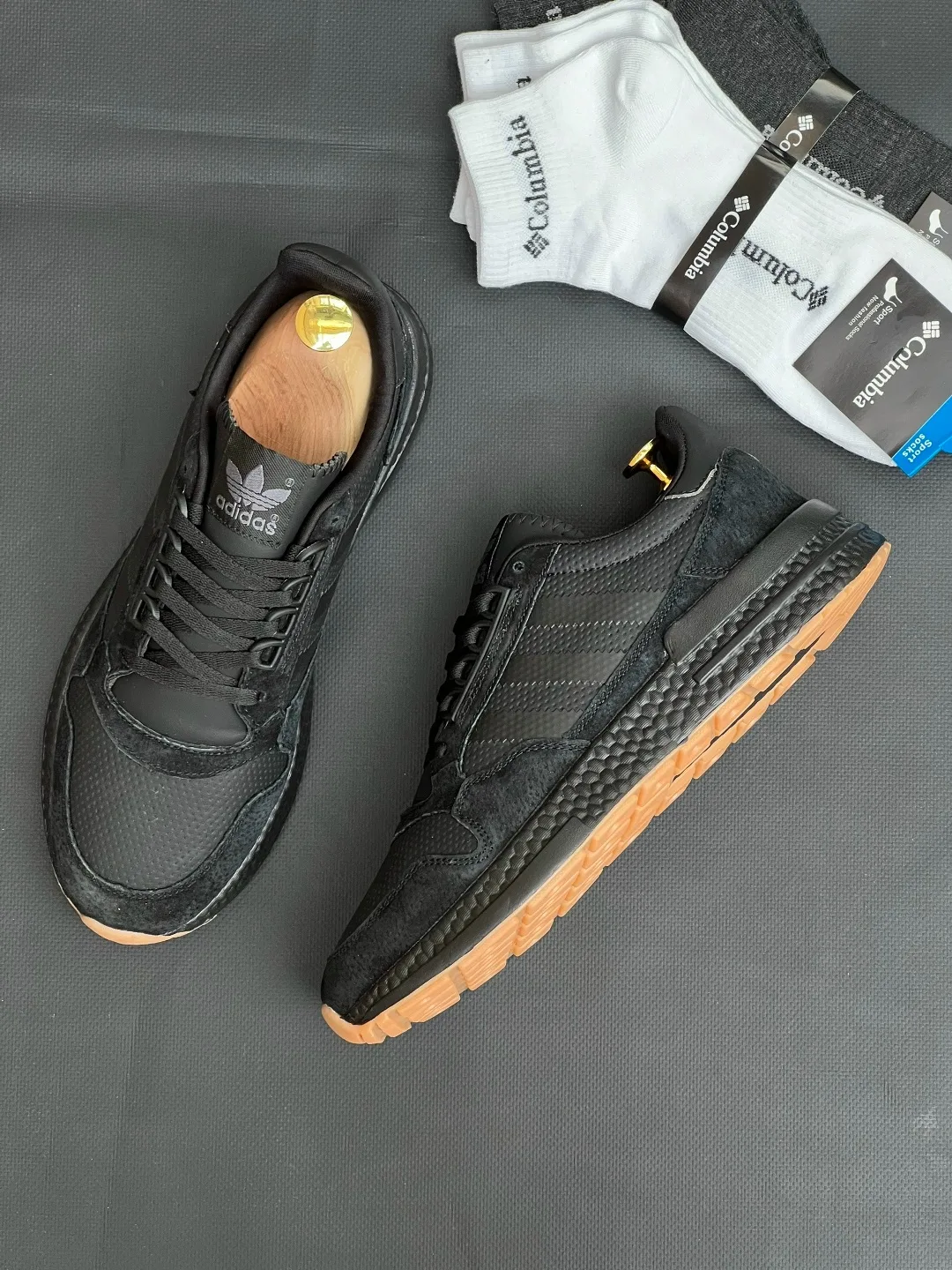 Мужские кроссовки Ädīdâs Orīgīnâls ZX 500 RM Black — фото 4