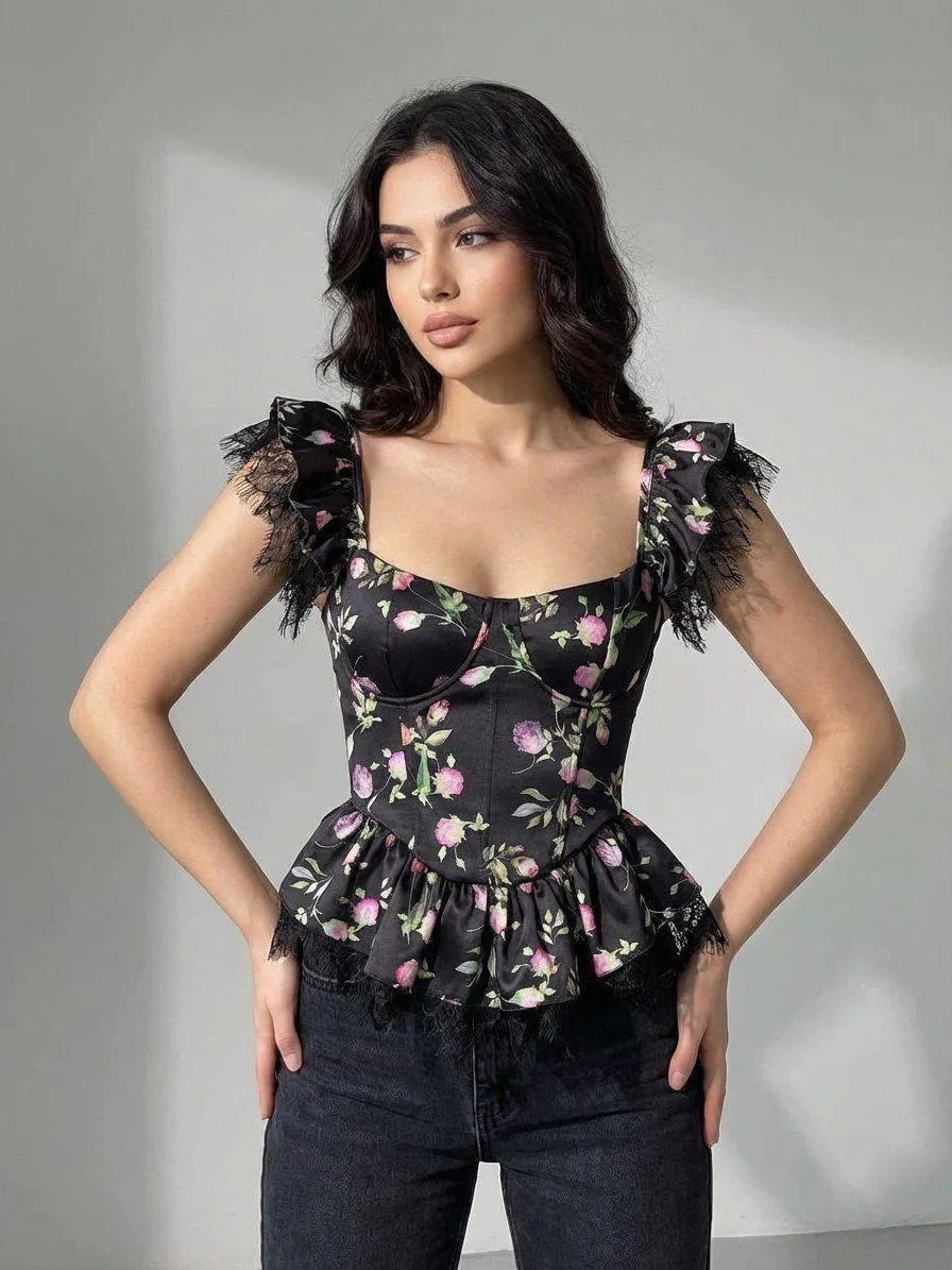 Платье Whats App Flowerbomb, шёлк — фото 4