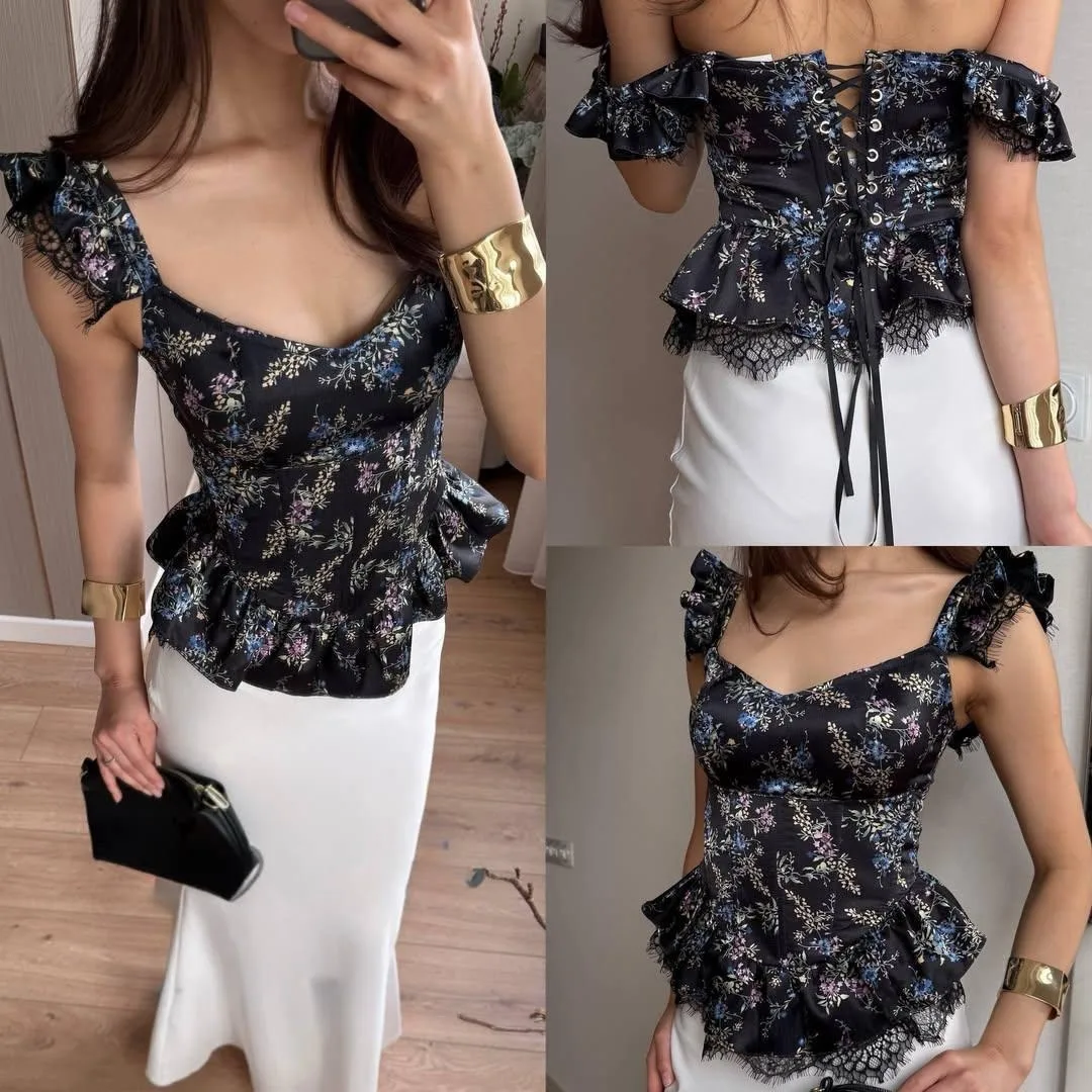 Платье Whats App Flowerbomb, шёлк — фото 9