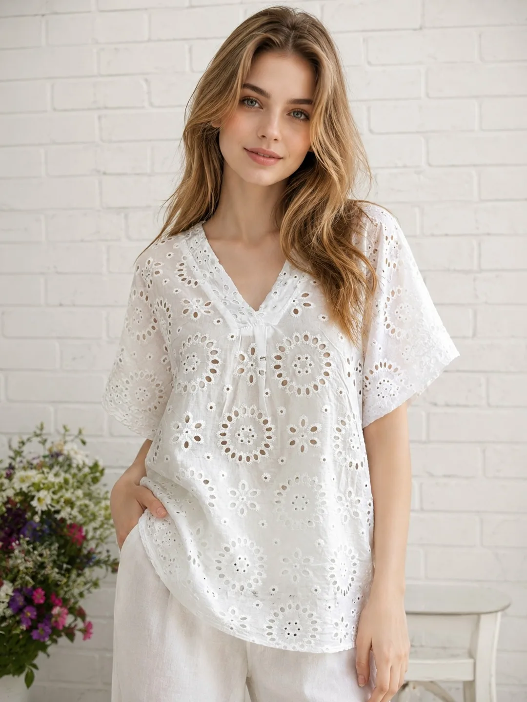 Блузка 97 Хлопок (Cotton ) — фото 1