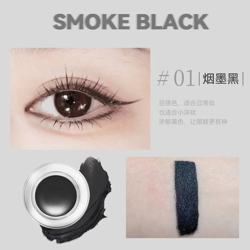 Жидкая подводка для век eyeliner gel от NOVO обладает легкой текстурой, благодаря удобной кисточке для рисования обеспеч — фото 7