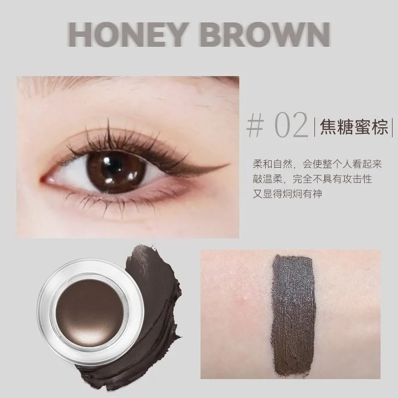 Жидкая подводка для век eyeliner gel от NOVO обладает легкой текстурой, благодаря удобной кисточке для рисования обеспеч — фото 9
