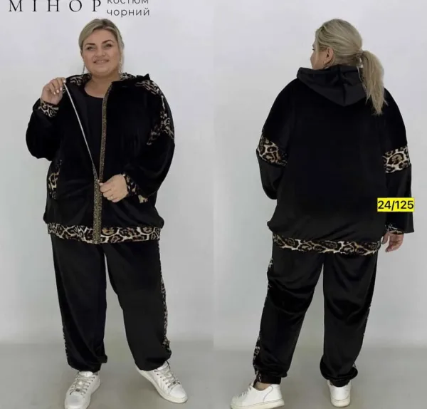 Спортивный костюм 2-ка из качественного велюра, производство Турция — фото 1