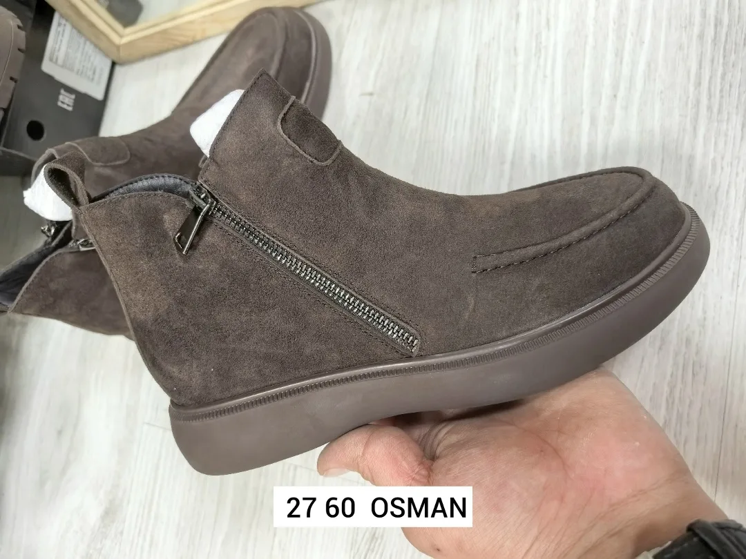 Ботинки из замши — фото 5