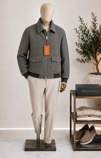 Куртка Loro Piana Premium из кашемира и шерсти — фото 1