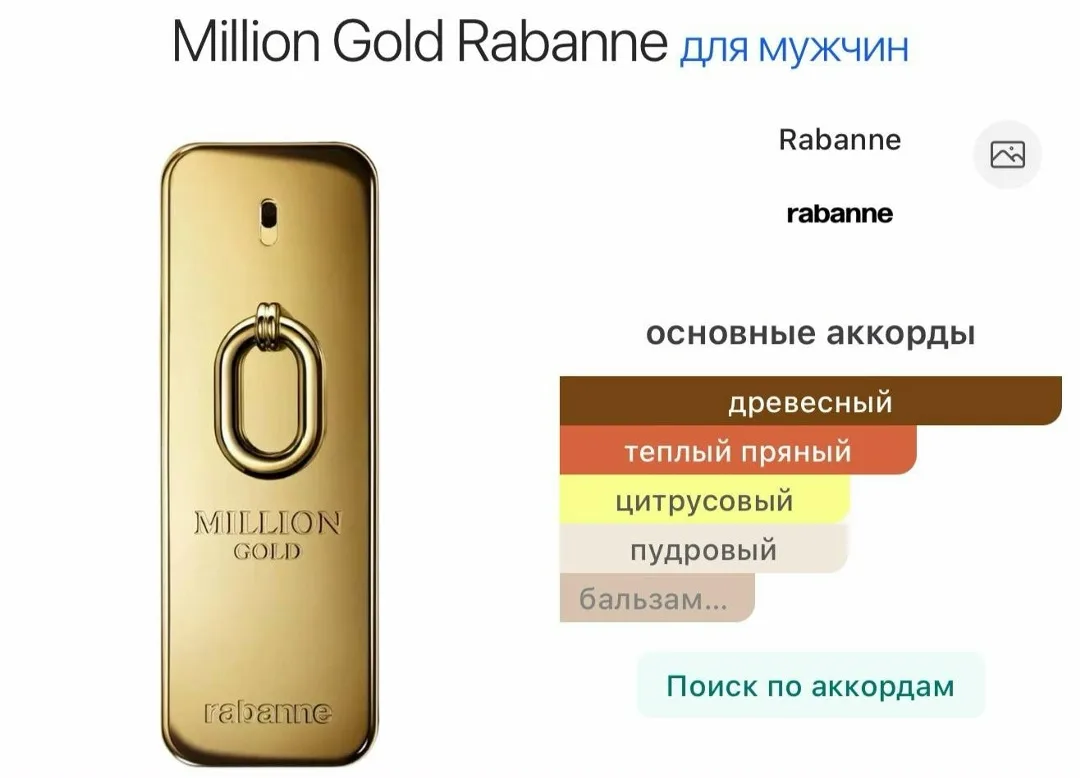 Клатч Million Gold Rabanne Золотой — фото 3
