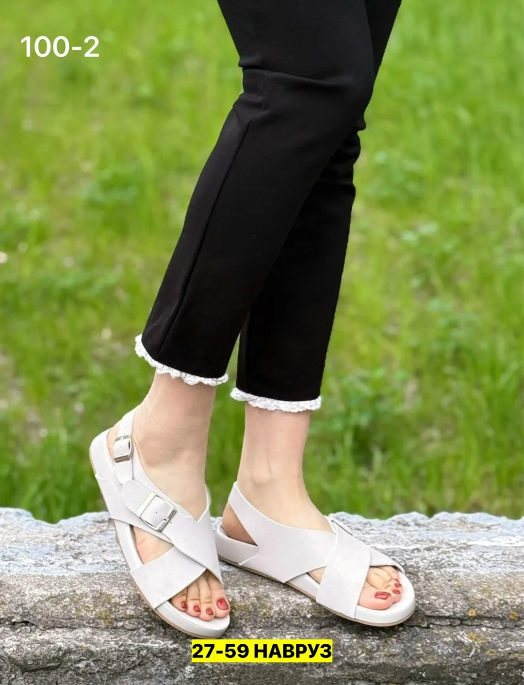 Босоножки из замши — фото 1