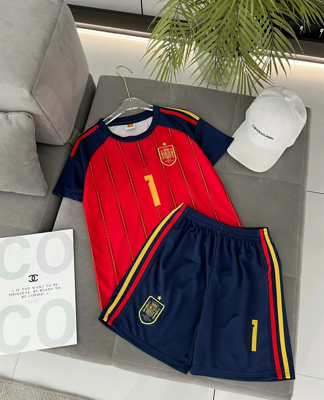Набор из майки и шорт с эластаном, подходит для подростков — фото 1