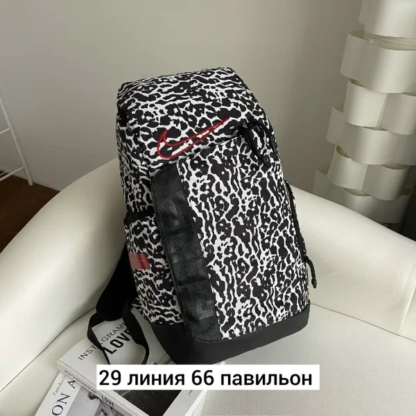 Городской рюкзак из ткани для мужчин и женщин Чёрный — фото 6