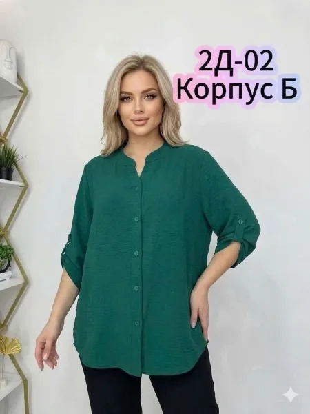 Рубашка из ткани Сингапур — фото 11