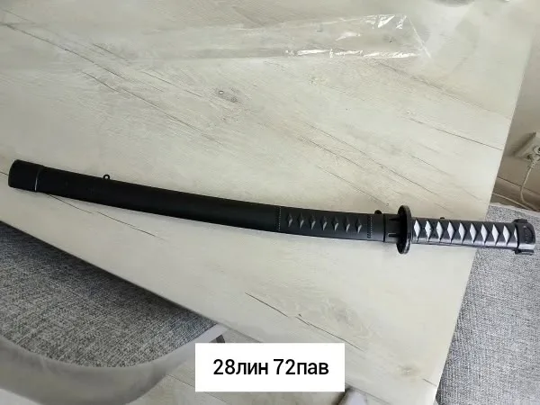 Меч световой Катана с звуковыми эффектами в ножнах / Игрушечный японский меч самурая — фото 5