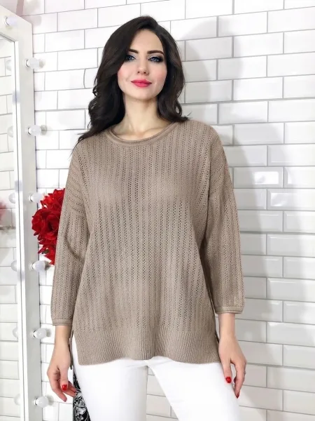 Кофта из смесового состава с добавлением кашемира и ангоры — фото 5