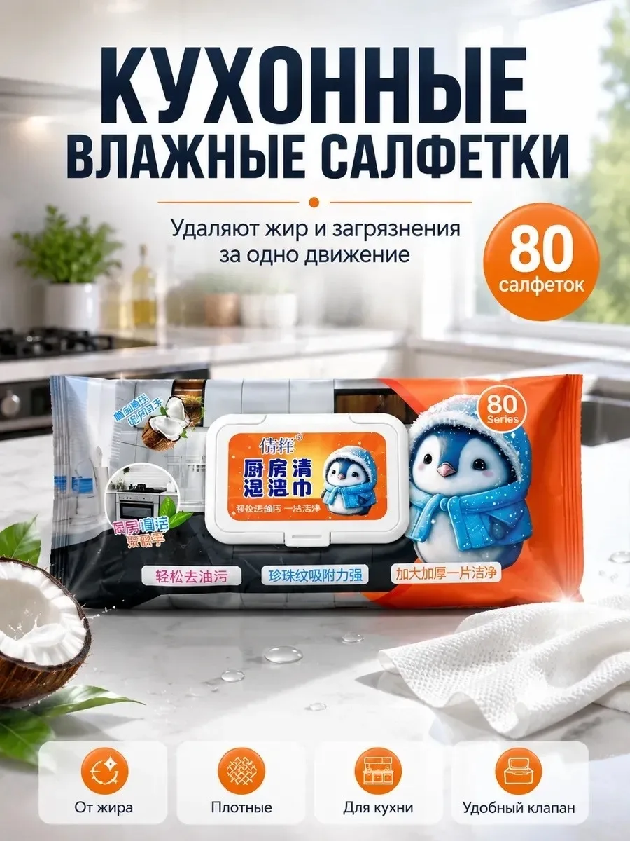 Игрушка Влажные салфетки для кухни очищающие — фото 6